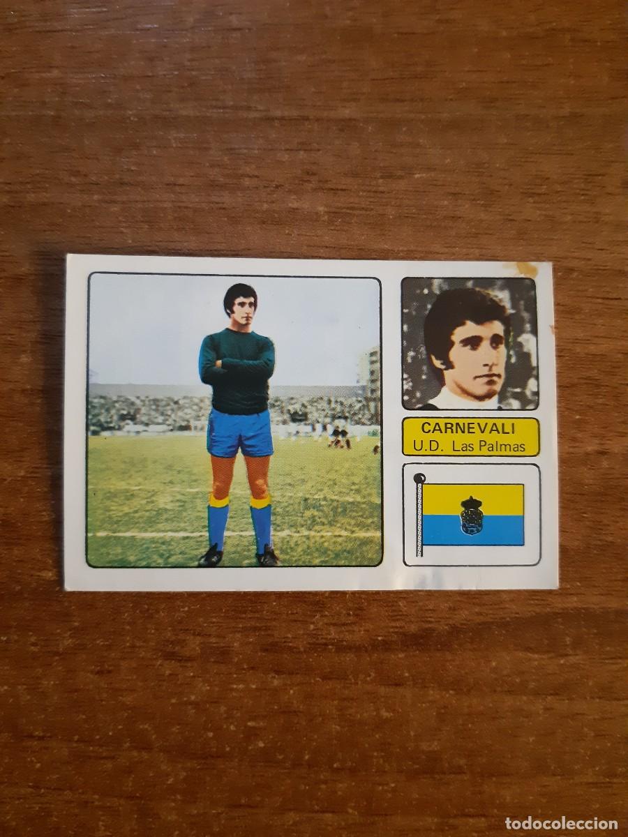 Cromos de f&uacute;tbol: Fichaje de &uacute;ltima hora n&deg;13 Carnevali (Las Palmas) LIGA 73-74 ED. FHER 1973 1974. Nunca pegado