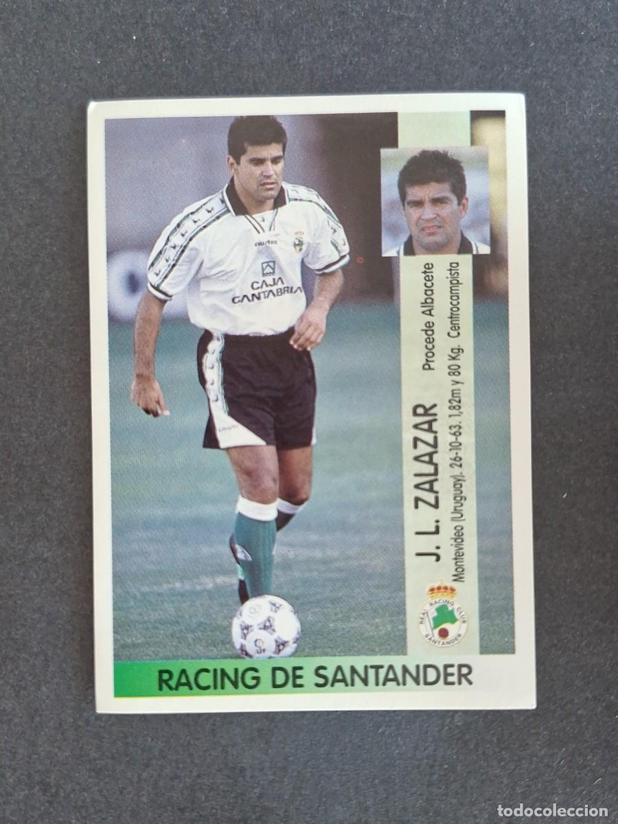 Cromos de f&uacute;tbol: L2 ZALAZAR RACING DE SANTANDER 263A PANINI LIGA 1996 1997 96 97 NUNCA PEGADO SIN PEGAR