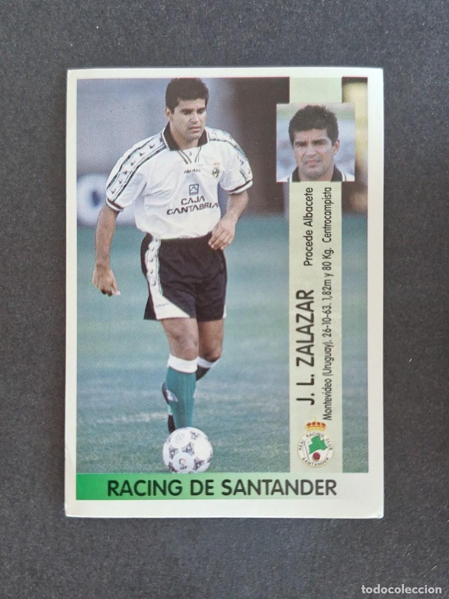 Cromos de f&uacute;tbol: L2 ZALAZAR RACING DE SANTANDER 263A PANINI LIGA 1996 1997 96 97 NUNCA PEGADO SIN PEGAR