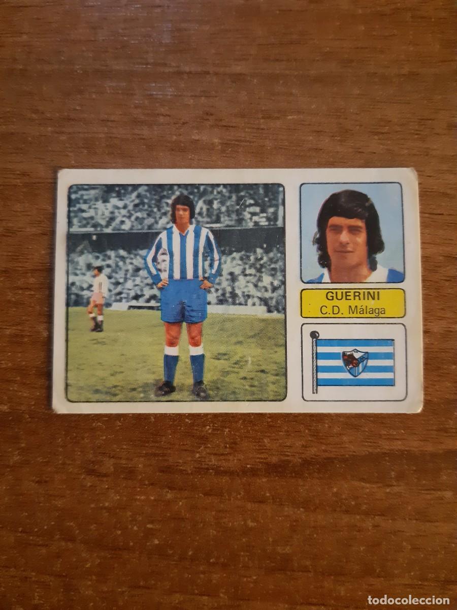 Cromos de f&uacute;tbol: Fichaje de &uacute;ltima hora n&deg;12 Guerini (M&aacute;laga) LIGA 73-74 ED. FHER 1973 1974. Nunca pegado
