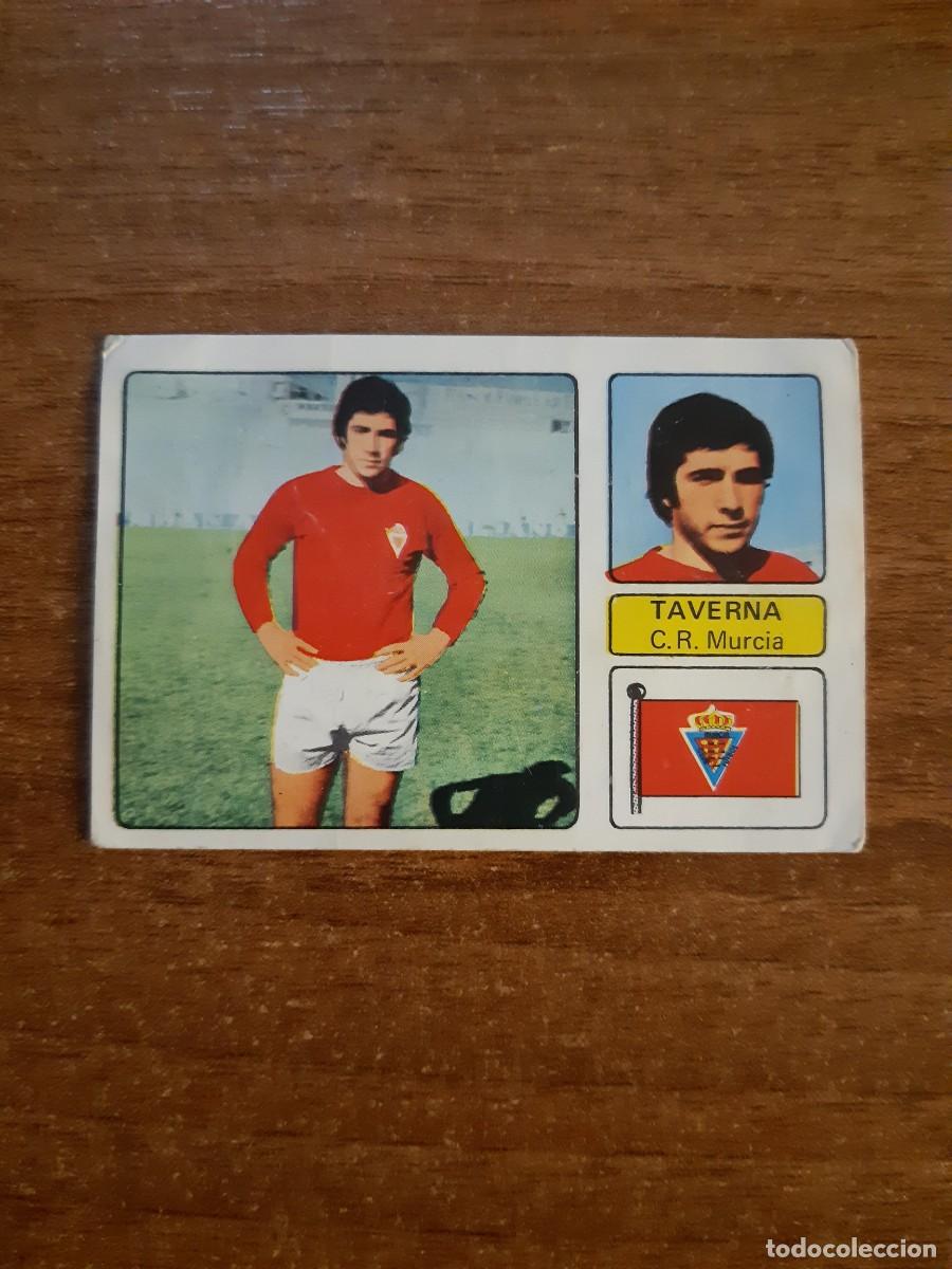 Football Stickers: Fichaje de &uacute;ltima hora n&deg;11 Taverna (Murcia) LIGA 73-74 ED. FHER 1973 1974. Nunca pegado, sin pegar