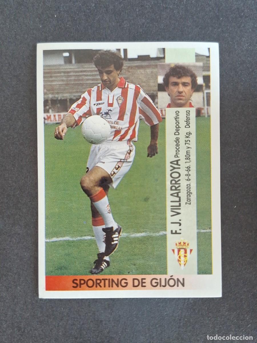 Cromos de f&uacute;tbol: L2 VILLARROYA SPORTING DE GIJON 277A PANINI LIGA 1996 1997 96 97 NUNCA PEGADO SIN PEGAR