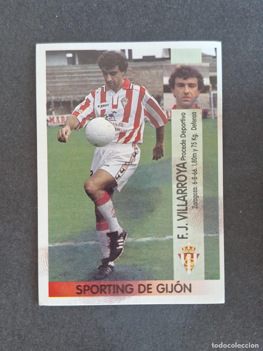 Cromos de f&uacute;tbol: L2 VILLARROYA SPORTING DE GIJON 277A PANINI LIGA 1996 1997 96 97 NUNCA PEGADO SIN PEGAR