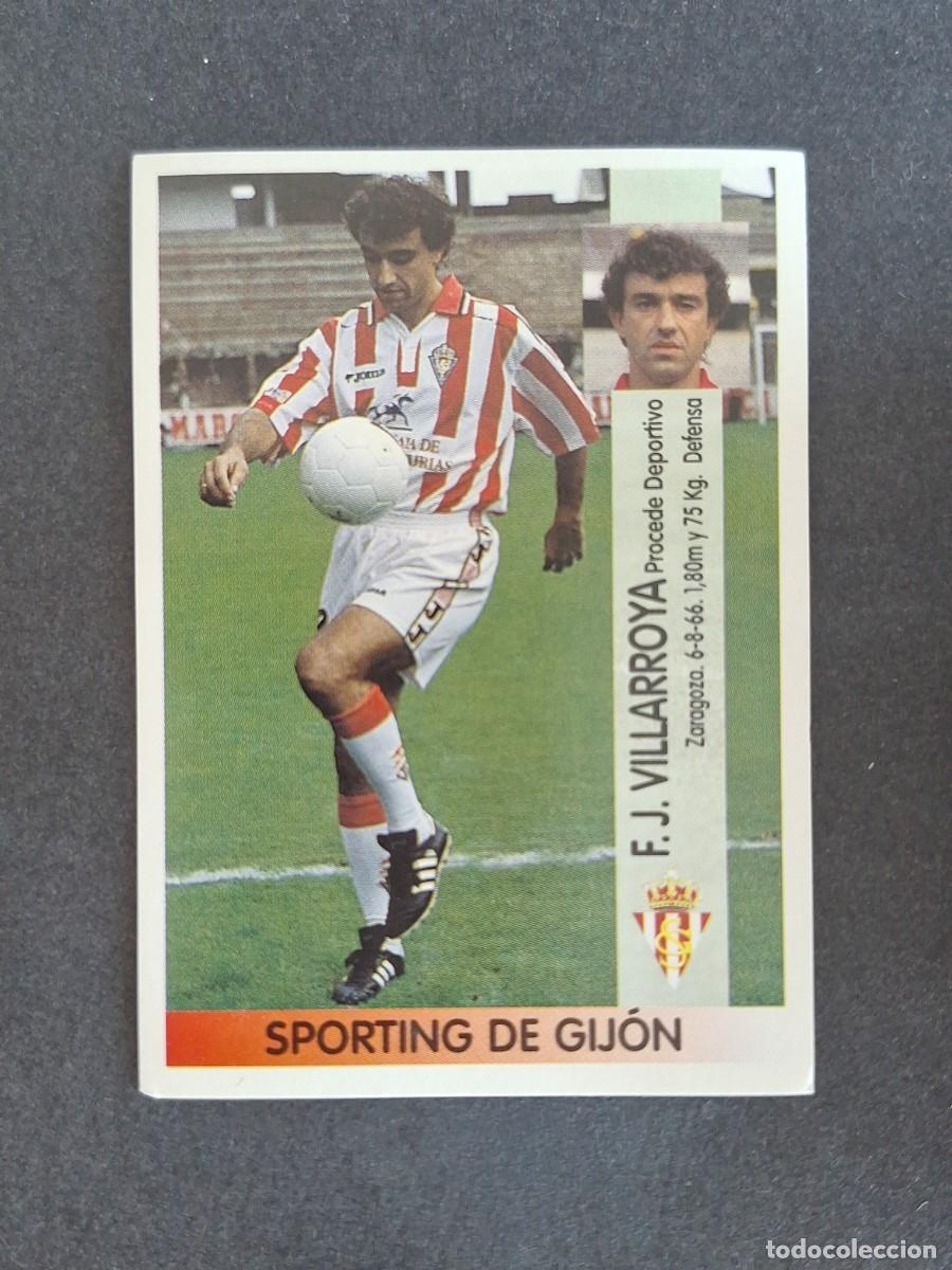 Cromos de f&uacute;tbol: L2 VILLARROYA SPORTING DE GIJON 277A PANINI LIGA 1996 1997 96 97 NUNCA PEGADO SIN PEGAR