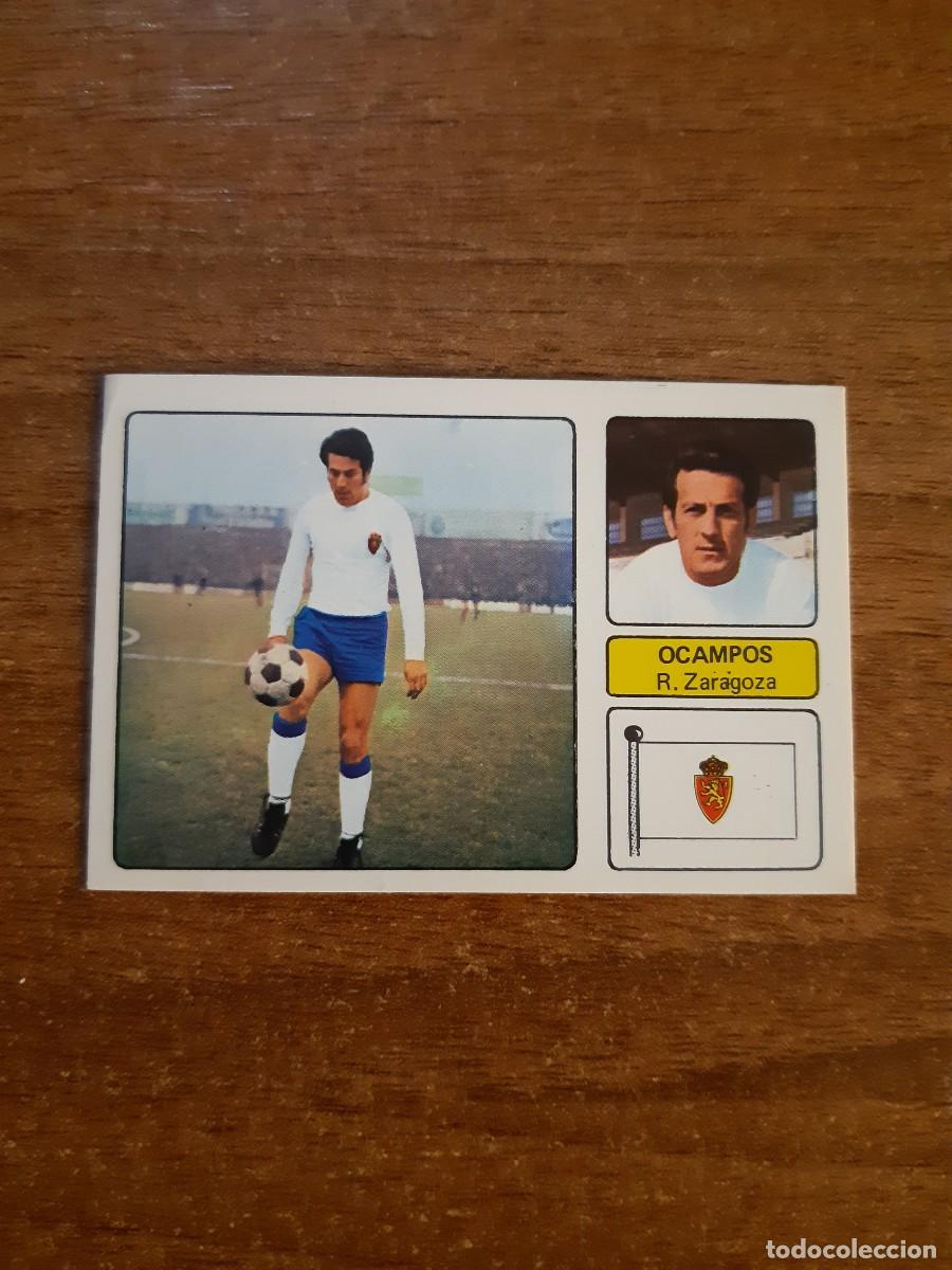 Cromos de f&uacute;tbol: Ocampos (Zaragoza) LIGA 73-74 ED. FHER 1973 1974. Nunca pegado, sin pegar