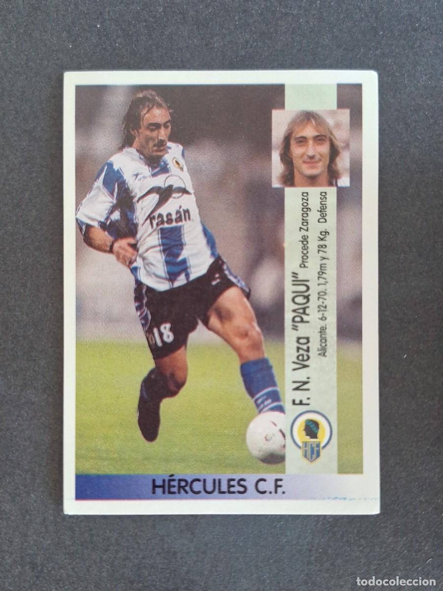 Cartes &agrave; collectionner de Football: L2 PAQUI HERCULES C. F. 294A PANINI LIGA 1996 1997 96 97 NUNCA PEGADO SIN PEGAR
