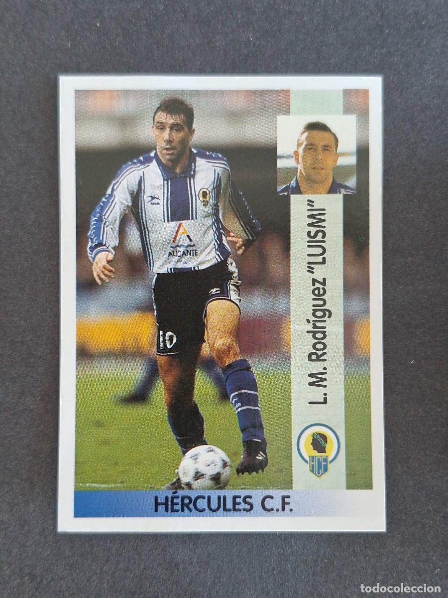 Cromos de f&uacute;tbol: L2 LUISMI HERCULES C. F. 297 PANINI LIGA 1996 1997 96 97 NUNCA PEGADO SIN PEGAR