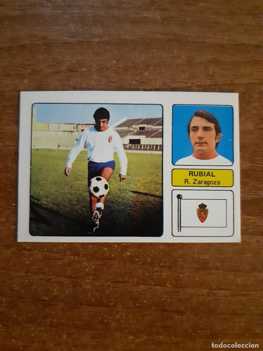Cromos de f&uacute;tbol: Rubial (Zaragoza) LIGA 73-74 ED. FHER 1973 1974. Nunca pegado, sin pegar