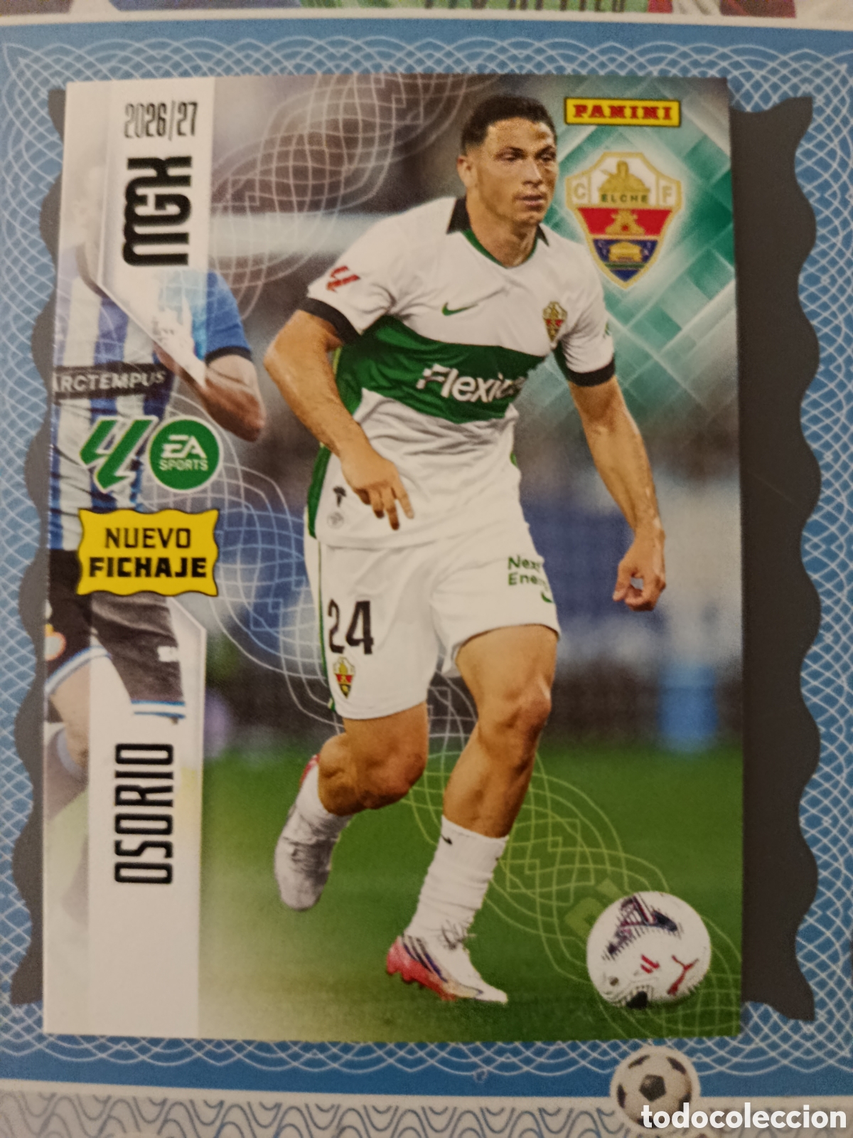 Cromos de f&uacute;tbol: MEGACRACKS 2026 2027 26 27 - PANINI - N&ordm; 502 OSORIO ELCHE NUEVA FICHA