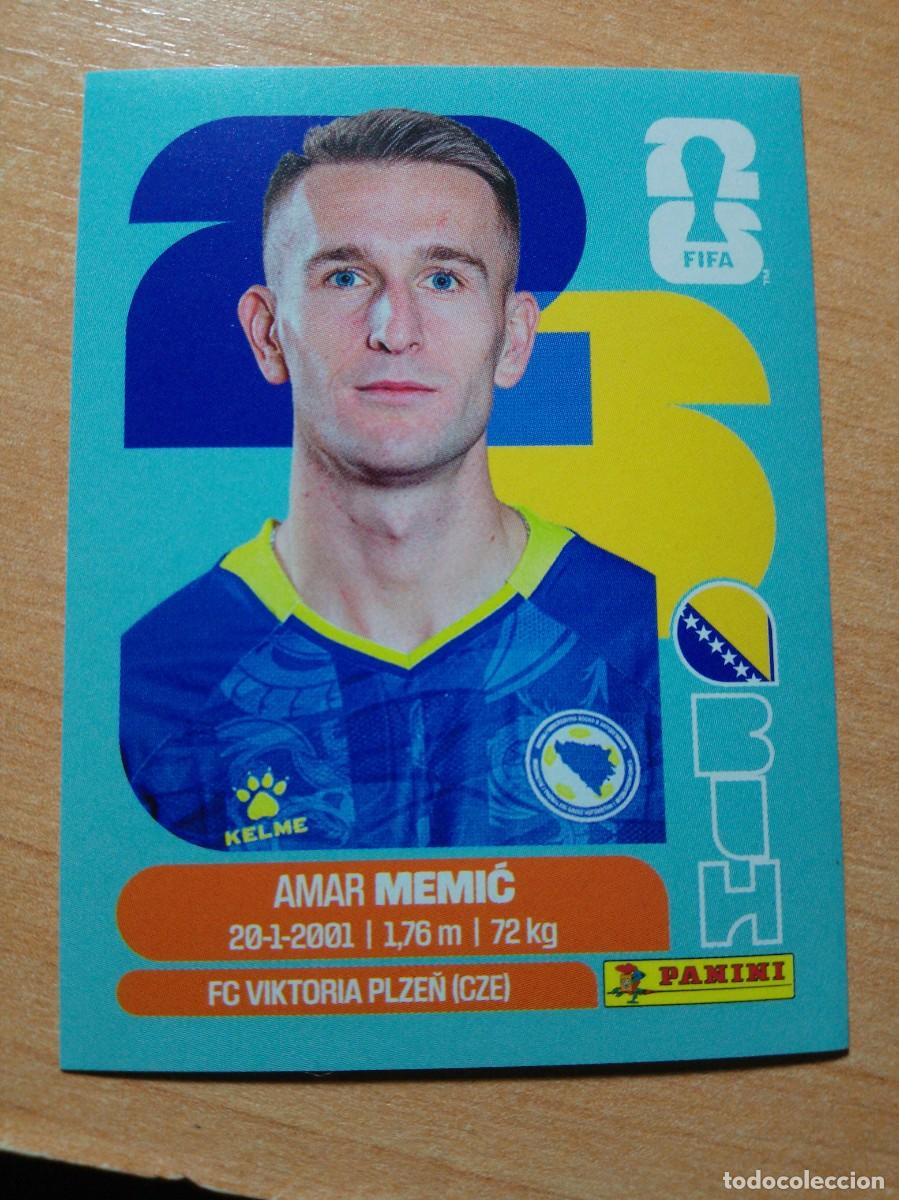 Cromos de f&uacute;tbol: BIH 16 AMAR MEMIC BOSNIA HERZEGOVINA MUNDIAL FIFA WORLD CUP 2026 26 PANINI STICKERS NUEVO