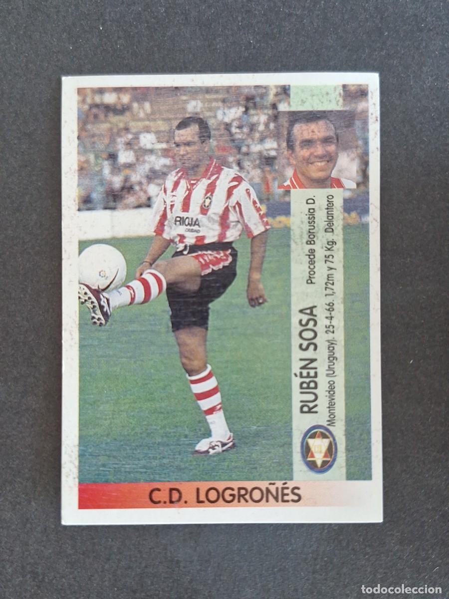 Cromos de f&uacute;tbol: L2 RUBEN SOSA C. D. LOGRO&Ntilde;ES 318A PANINI LIGA 1996 1997 96 97 NUNCA PEGADO SIN PEGAR