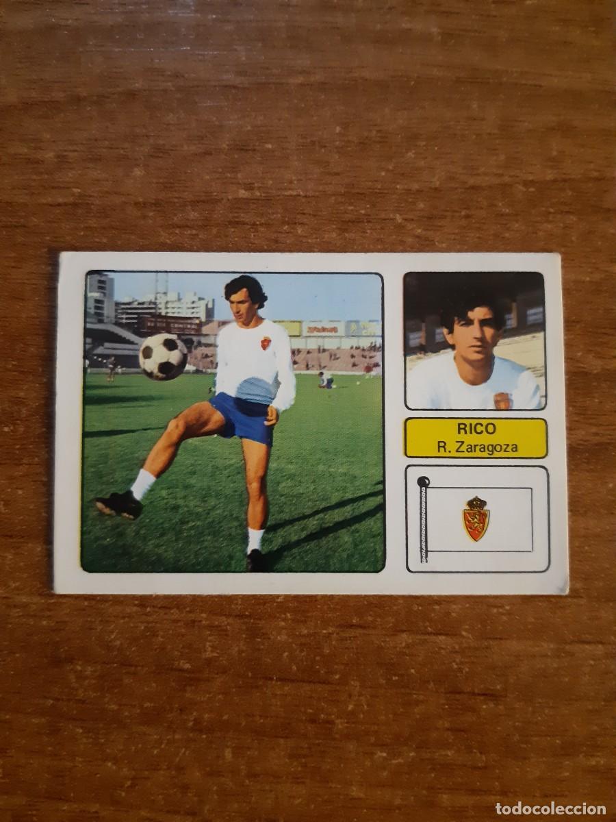 Cromos de f&uacute;tbol: Rico (Zaragoza) LIGA 73-74 ED. FHER 1973 1974. Nunca pegado, sin pegar