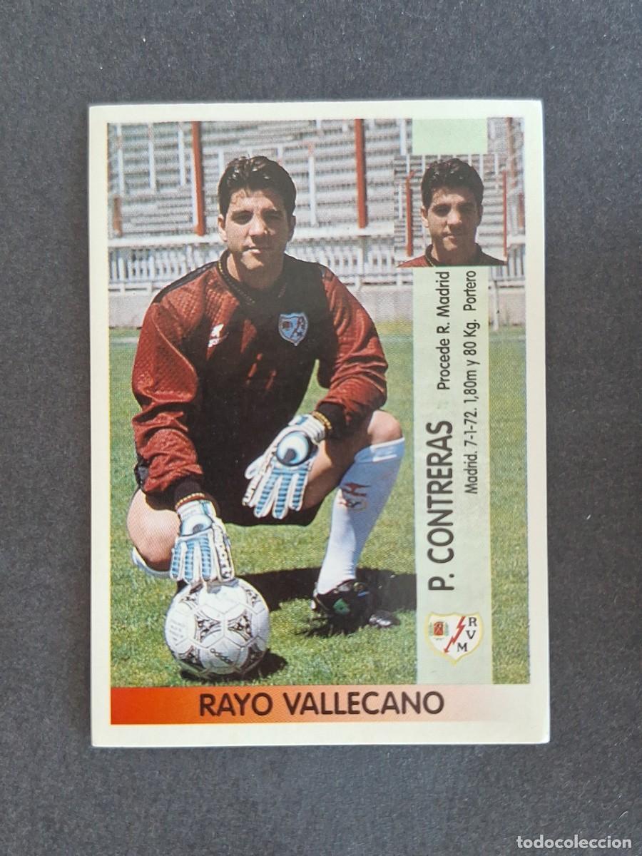 Cromos de f&uacute;tbol: L2 CONTRERAS RAYO VALLECANO 321A PANINI LIGA 1996 1997 96 97 NUNCA PEGADO SIN PEGAR