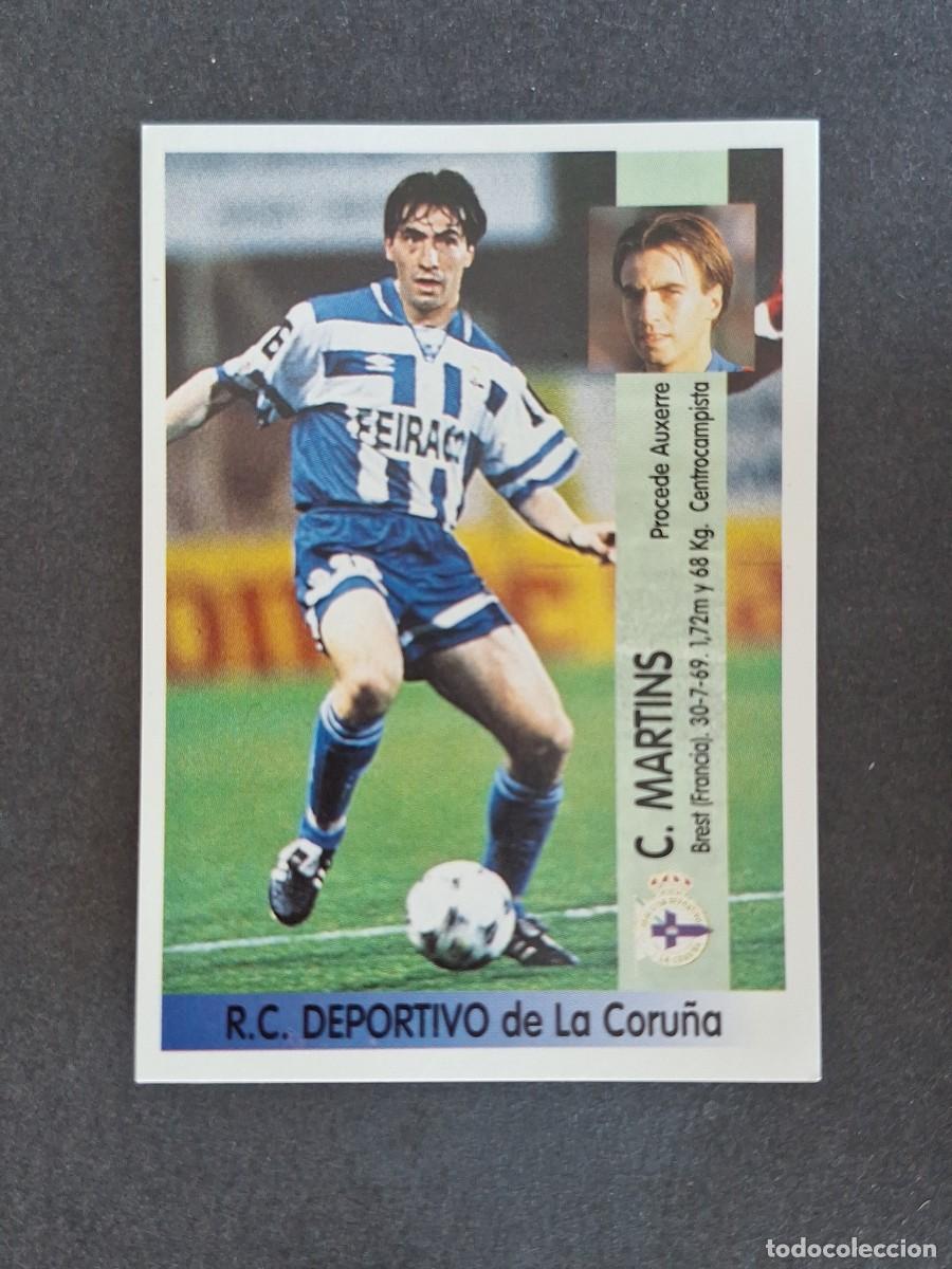 Cromos de f&uacute;tbol: L2 MARTINS DEPORTIVO DE LA CORU&Ntilde;A 354 PANINI LIGA 1996 1997 96 97 NUNCA PEGADO SIN PEGAR
