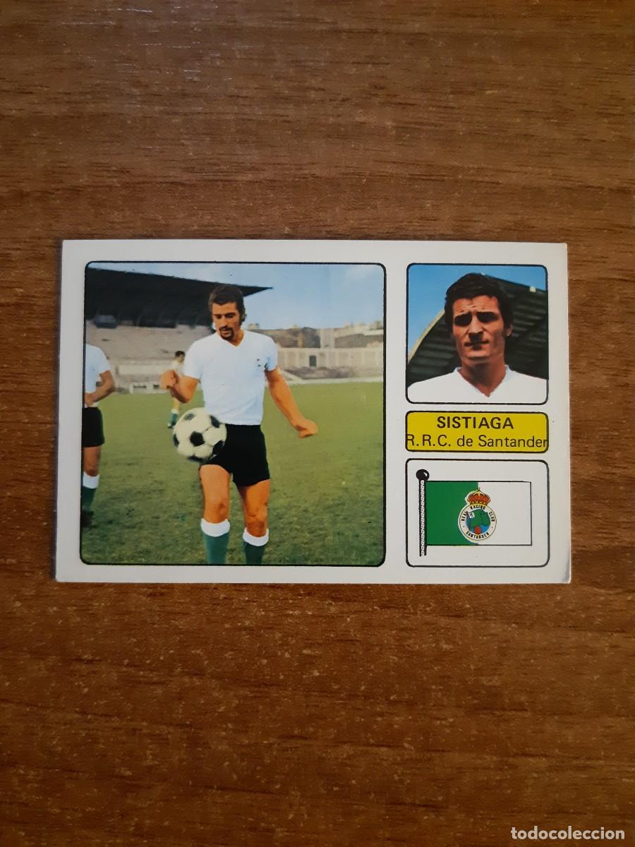 Cromos de f&uacute;tbol: Sistiaga (Racing Santander) LIGA 73-74 ED. FHER 1973 1974. Nunca pegado, sin pegar