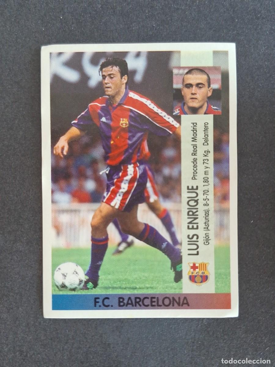 Cromos de f&uacute;tbol: L2 LUIS ENRIQUE F. C. BARCELONA 355 PANINI LIGA 1996 1997 96 97 NUNCA PEGADO SIN PEGAR