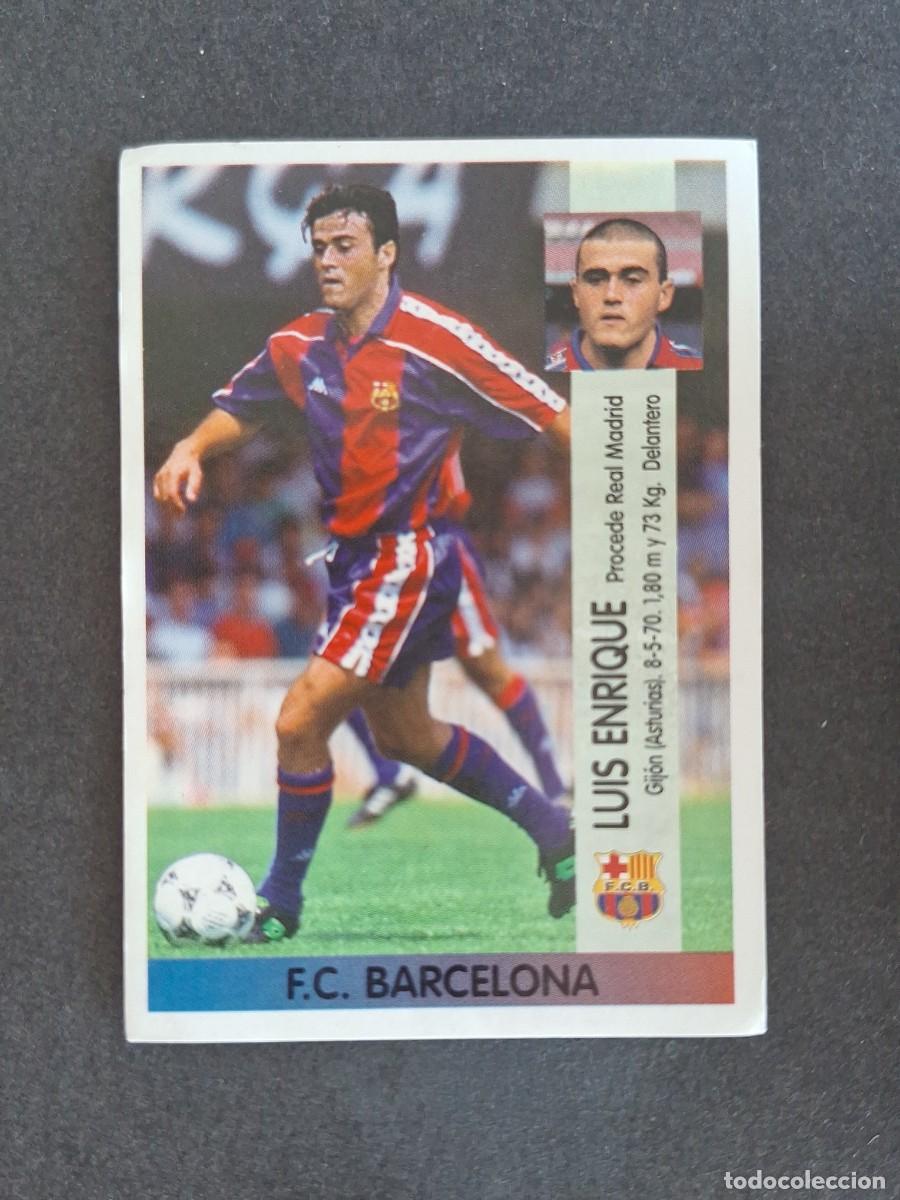 Cromos de f&uacute;tbol: L2 LUIS ENRIQUE F. C. BARCELONA 355 PANINI LIGA 1996 1997 96 97 NUNCA PEGADO SIN PEGAR