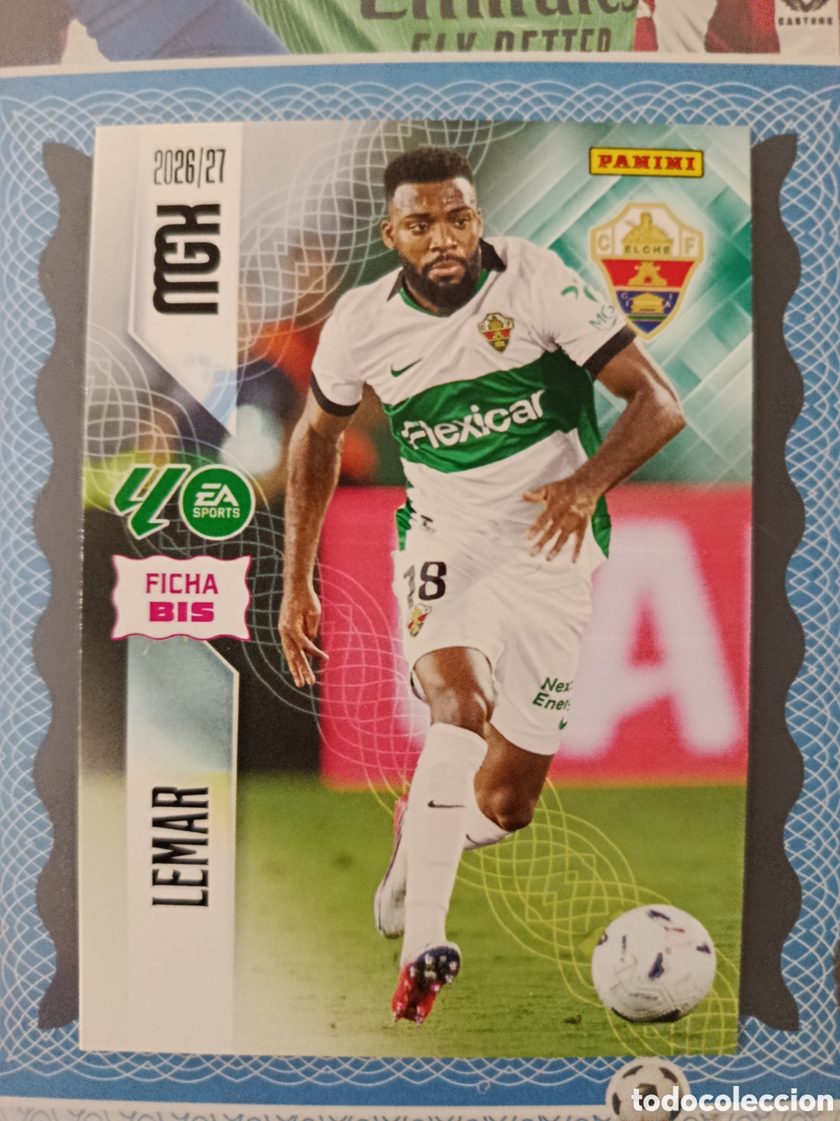 Cromos de f&uacute;tbol: MEGACRACKS 2026 2027 26 27 - PANINI - N&ordm; 157 BIS LEMAR ELCHE FICHA BIS