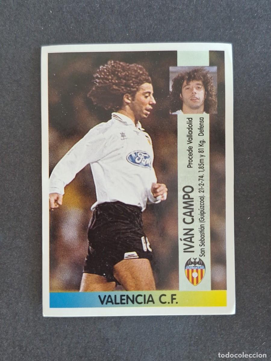 Cromos de f&uacute;tbol: L2 IVAN CAMPO VALENCIA C. F. 356 PANINI LIGA 1996 1997 96 97 NUNCA PEGADO SIN PEGAR
