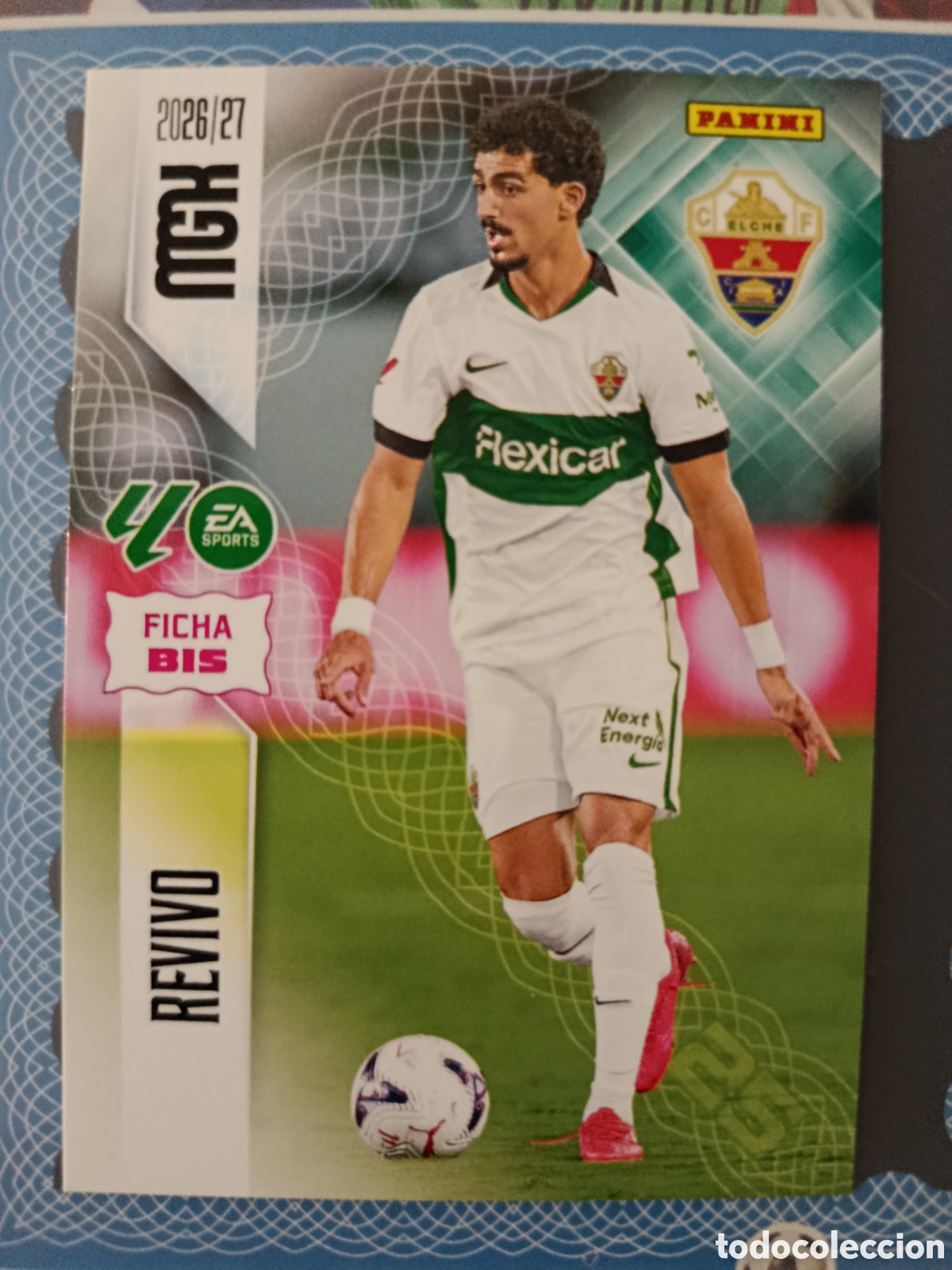 Cromos de f&uacute;tbol: MEGACRACKS 2026 2027 26 27 - PANINI - N&ordm; 151 BIS REVIVO ELCHE FICHA BIS