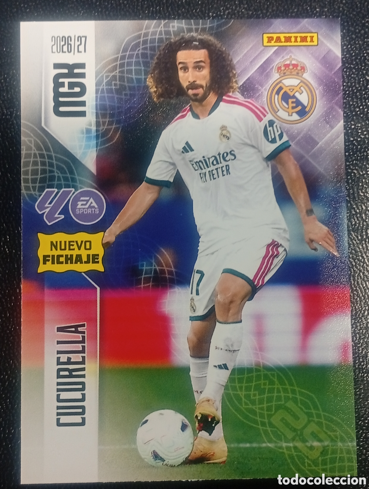 Cromos de f&uacute;tbol: 451 nuevo fichaje CUCURELLA REAL MADRID MEGACRACKS 2026 2027 26 27 CROMOS CARDS PANINI