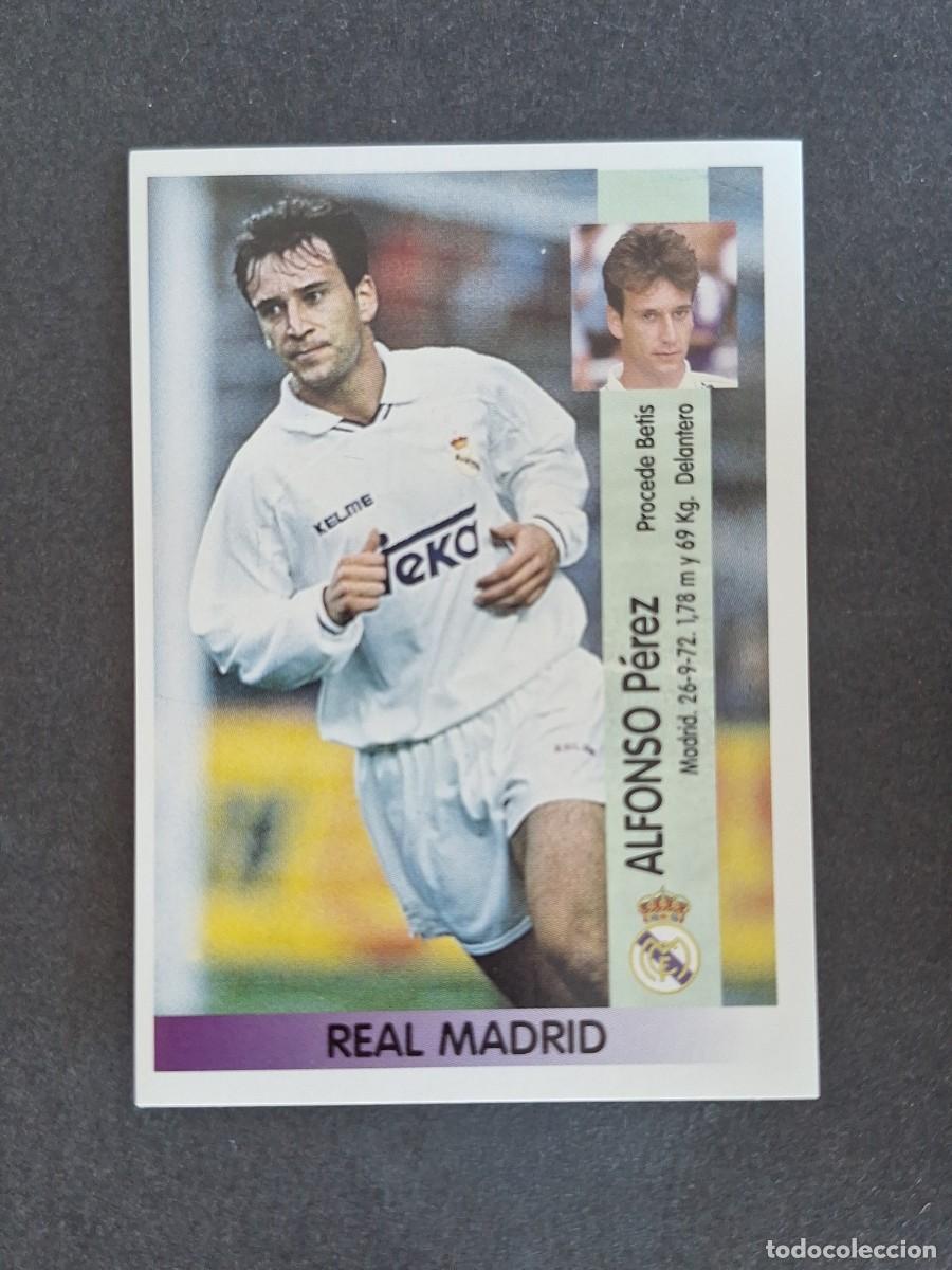 Cromos de f&uacute;tbol: L2 ALFONSO REAL MADRID 362 PANINI LIGA 1996 1997 96 97 NUNCA PEGADO SIN PEGAR