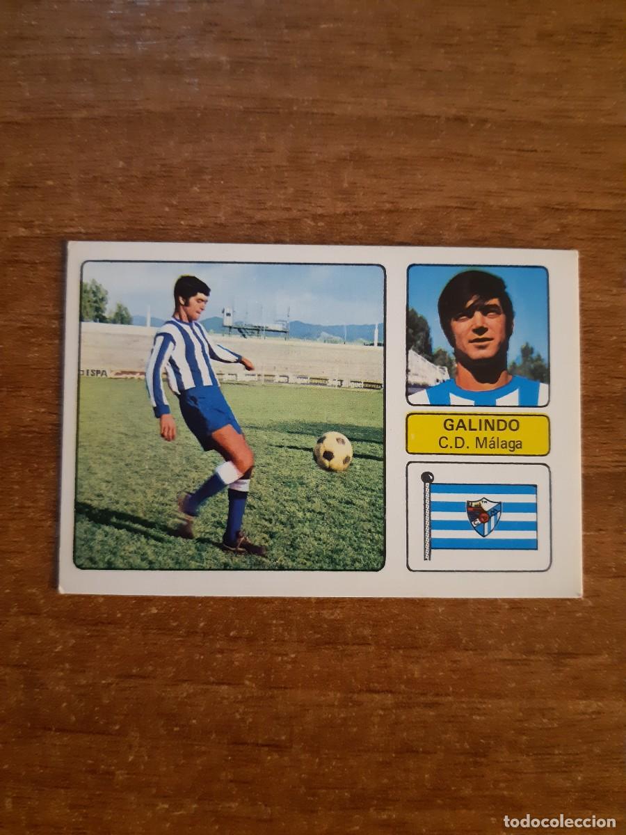 Cromos de f&uacute;tbol: Galindo (M&aacute;laga) LIGA 73-74 ED. FHER 1973 1974. Nunca pegado, sin pegar