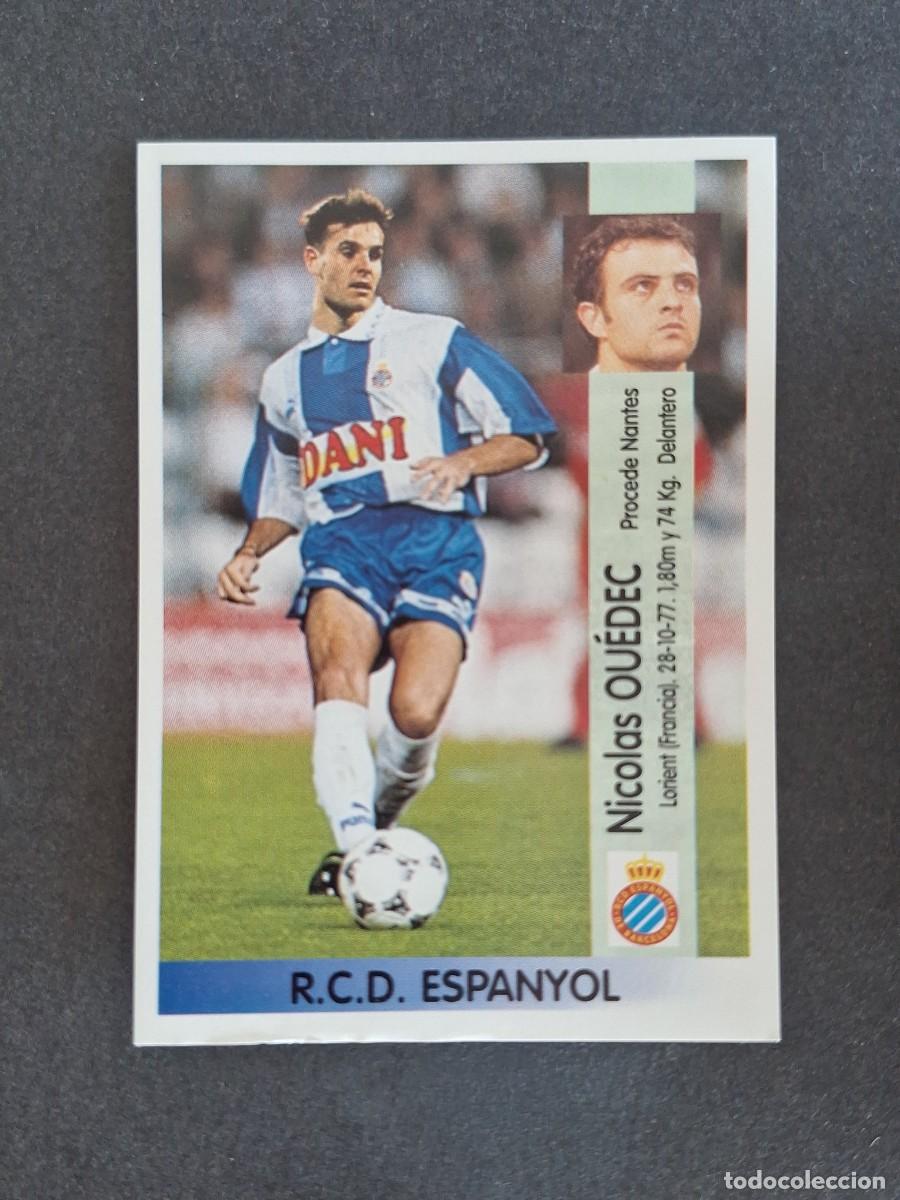 Cromos de f&uacute;tbol: L2 OUEDEC R. C. D. ESPA&Ntilde;OL 363 PANINI LIGA 1996 1997 96 97 NUNCA PEGADO SIN PEGAR