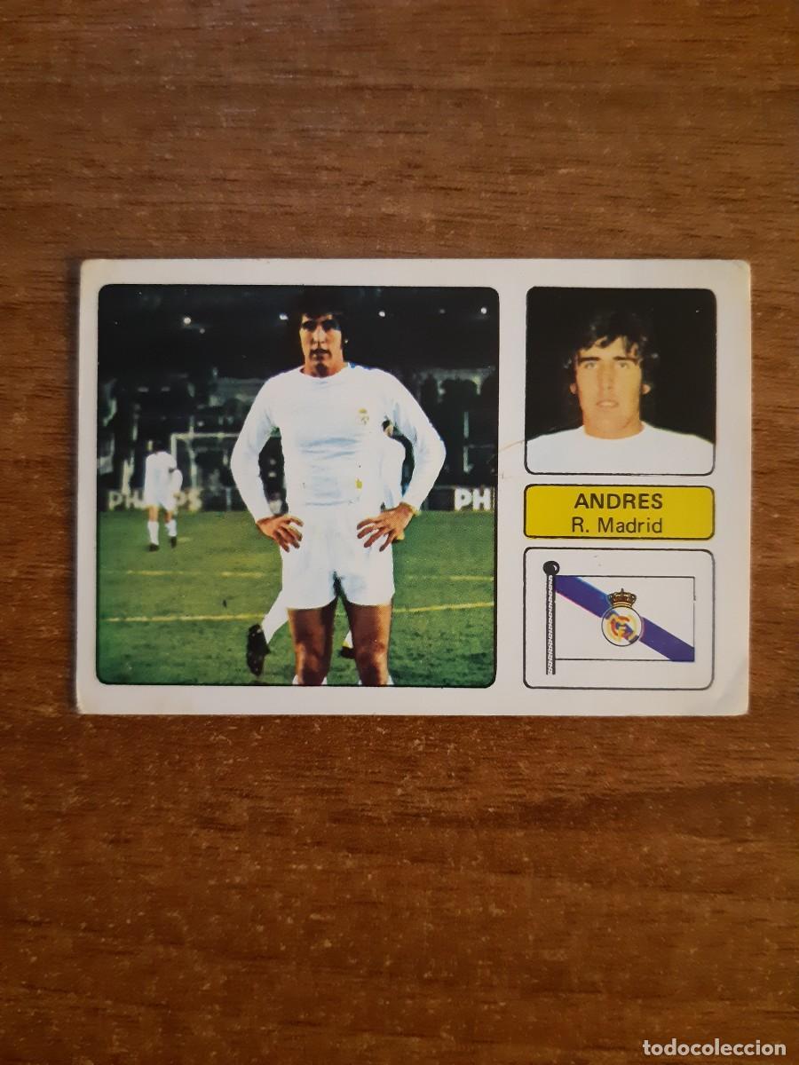Cromos de Futebol: Andr&eacute;s (Real Madrid) LIGA 73-74 ED. FHER 1973 1974. Nunca pegado, sin pegar