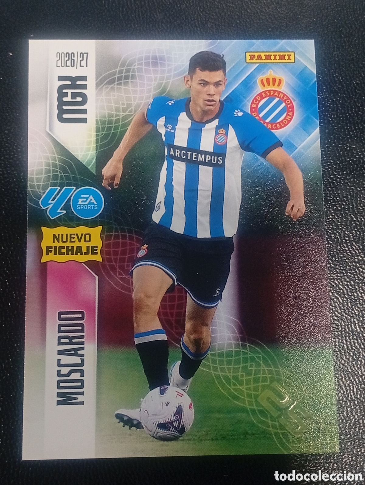 Cromos de Futebol: 482 nuevo fichaje MOSCARDO ESPANYOL MEGACRACKS 2026 2027 26 27 CROMOS CARDS PANINI