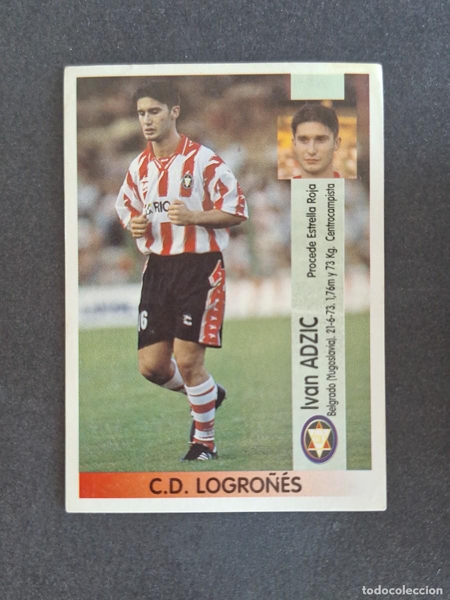 Cromos de f&uacute;tbol: L2 ADZIC C. D. LOGRO&Ntilde;ES 380 PANINI LIGA 1996 1997 96 97 NUNCA PEGADO SIN PEGAR
