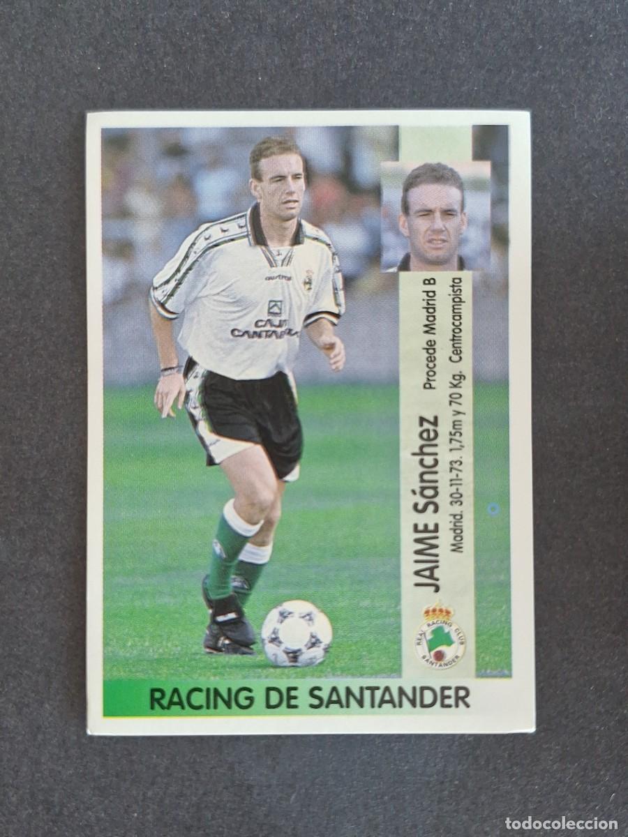 Cromos de f&uacute;tbol: L2 JAIME RACING DE SANTANDER 384 PANINI LIGA 1996 1997 96 97 NUNCA PEGADO SIN PEGAR