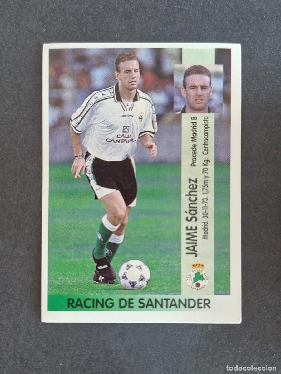Cromos de f&uacute;tbol: L2 JAIME RACING DE SANTANDER 384 PANINI LIGA 1996 1997 96 97 NUNCA PEGADO SIN PEGAR