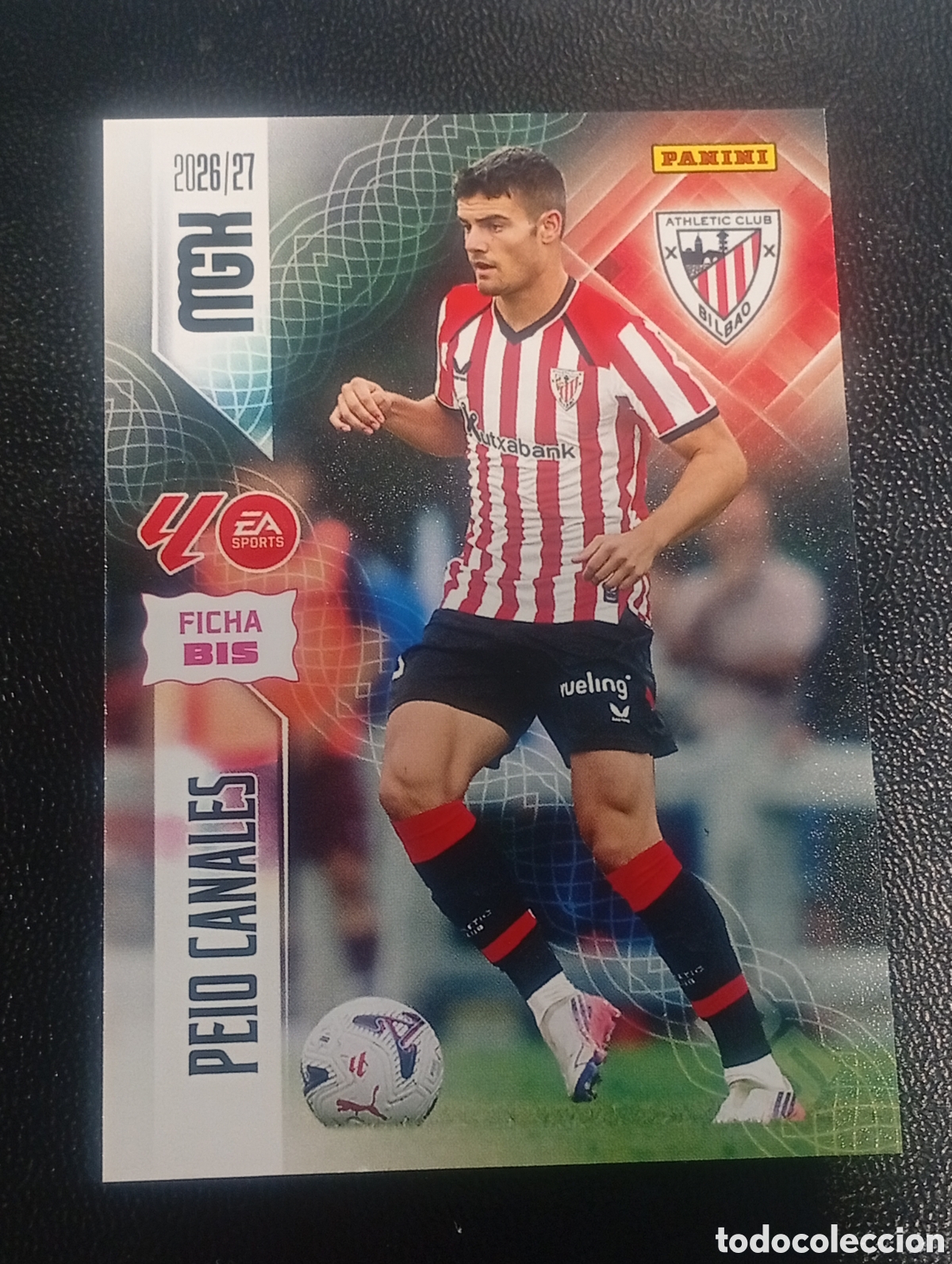 Cromos de f&uacute;tbol: 47 bis PEIO CANALES ATHLETIC DE BILBAO MEGACRACKS 2026 2027 26 27 CROMOS CARDS PANINI