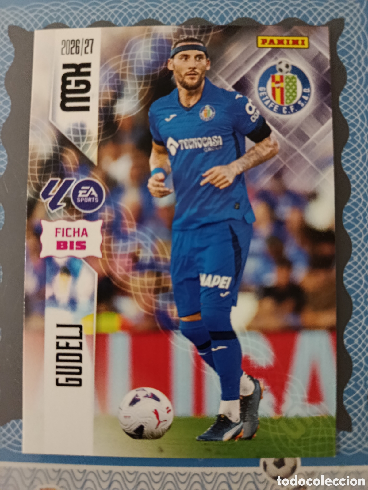 Cromos de f&uacute;tbol: MEGACRACKS 2026 2027 26 27 - PANINI - N&ordm; 191 BIS GUDELJ GETAFE FICHA BIS