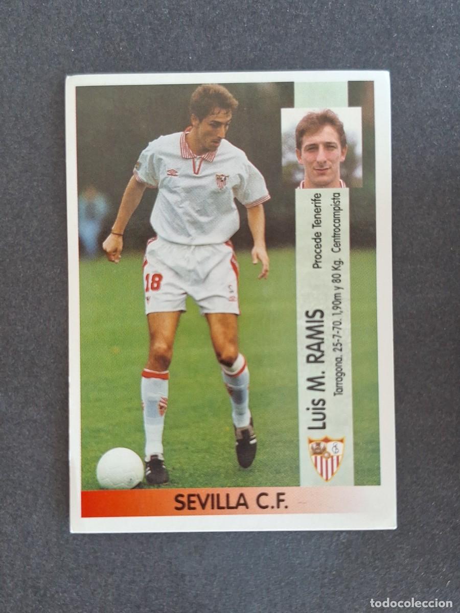 Cromos de f&uacute;tbol: L2 RAMIS SEVILLA C. F. 406 PANINI LIGA 1996 1997 96 97 NUNCA PEGADO SIN PEGAR