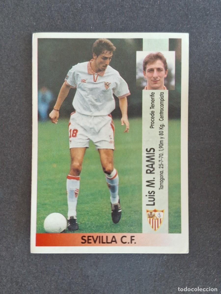 Cromos de f&uacute;tbol: L2 RAMIS SEVILLA C. F. 406 PANINI LIGA 1996 1997 96 97 NUNCA PEGADO SIN PEGAR