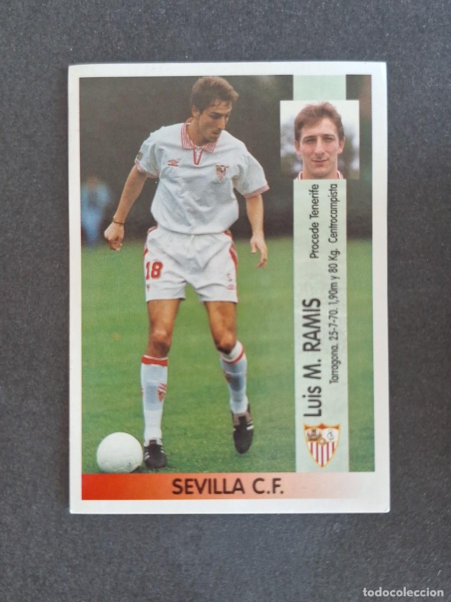 Cromos de f&uacute;tbol: L2 RAMIS SEVILLA C. F. 406 PANINI LIGA 1996 1997 96 97 NUNCA PEGADO SIN PEGAR