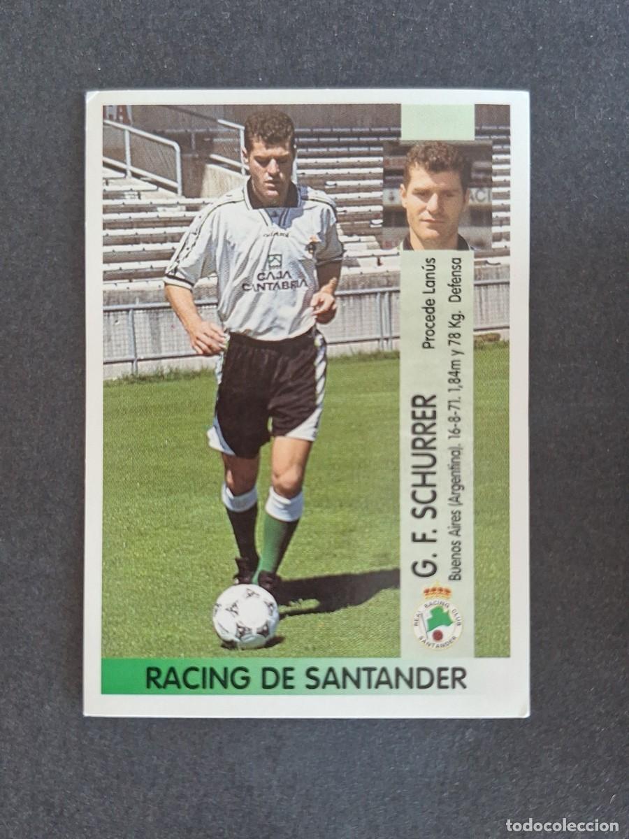 Cromos de f&uacute;tbol: L2 SCHURRER RACING DE SANTANDER 415 PANINI LIGA 1996 1997 96 97 NUNCA PEGADO SIN PEGAR