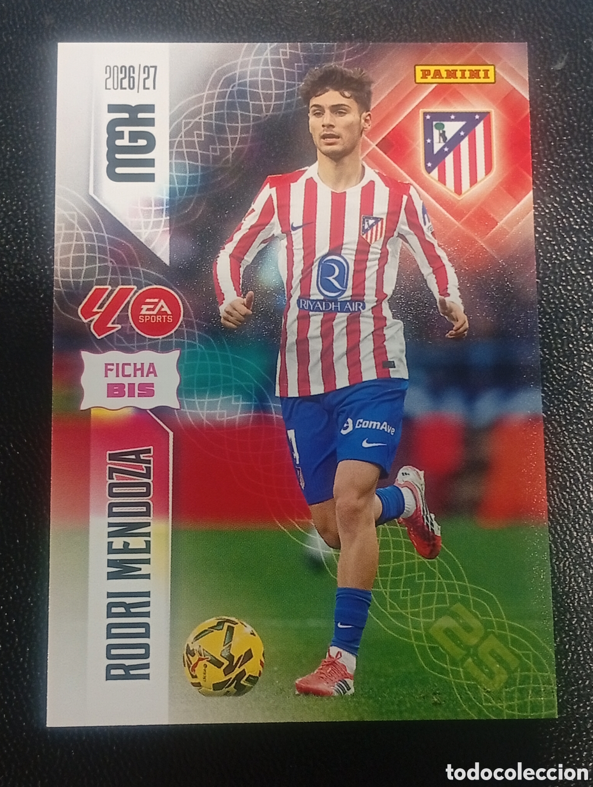 Cromos de f&uacute;tbol: 63 bis RODRI MENDOZA ATL&Eacute;TICO DE MADRID MEGACRACKS 2026 2027 26 27 CROMOS CARDS PANINI