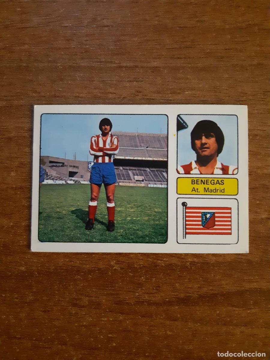 Cromos de f&uacute;tbol: Benegas (Atletico Madrid ) LIGA 73-74 ED. FHER 1973 1974. Nunca pegado, sin pegar