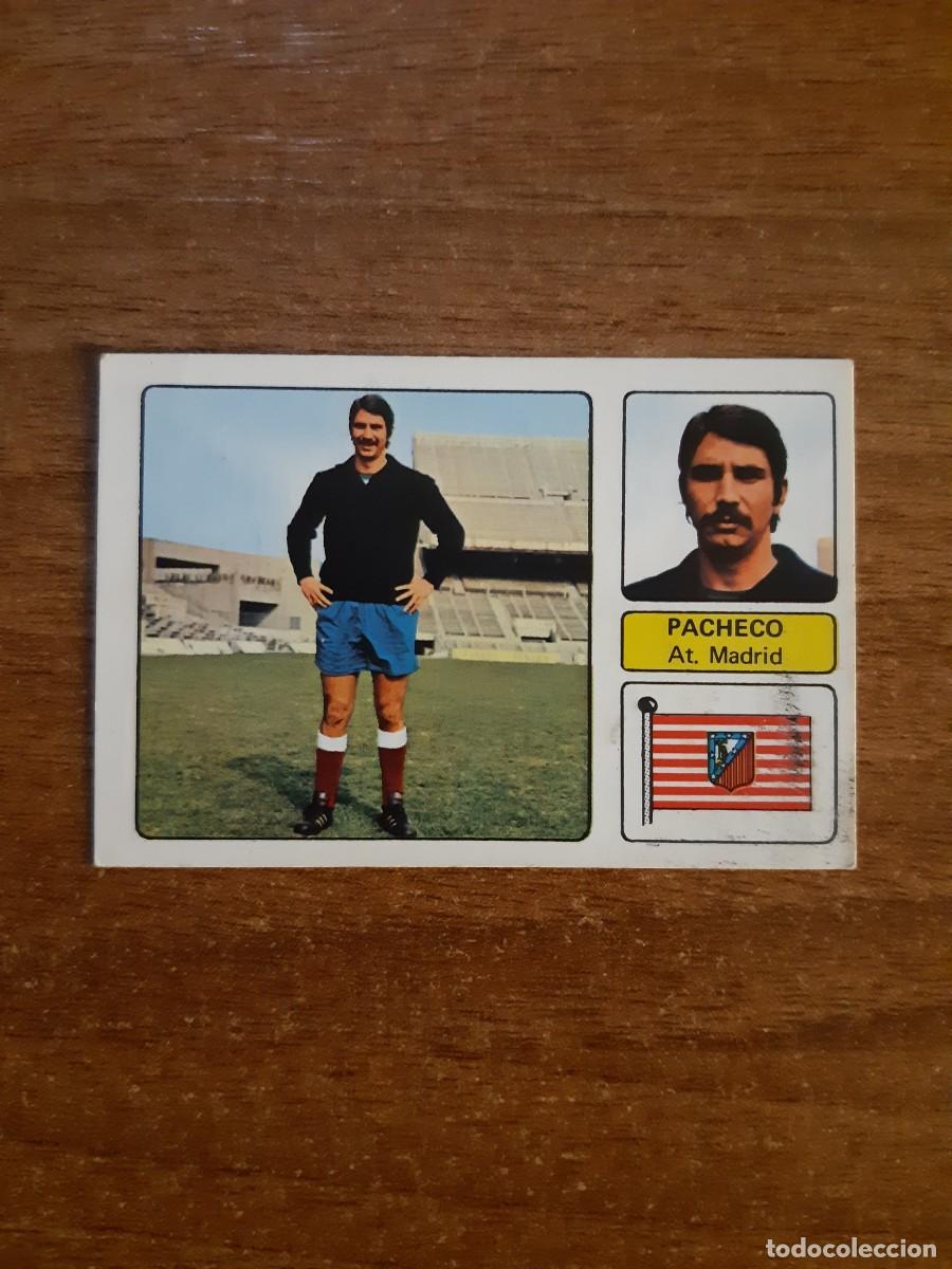 Cromos de f&uacute;tbol: Pacheco (Atletico Madrid ) LIGA 73-74 ED. FHER 1973 1974. Nunca pegado, sin pegar