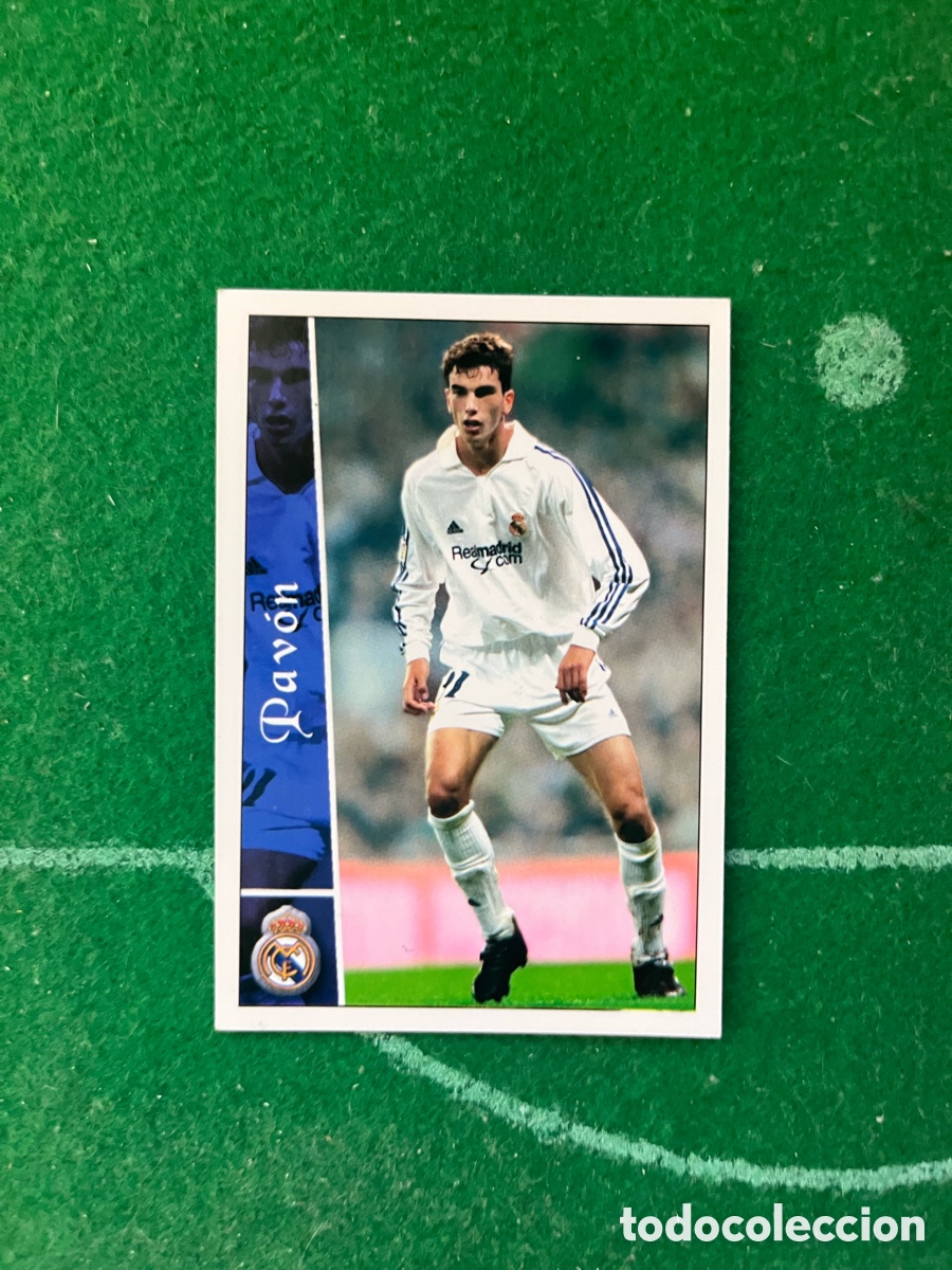 Cromos de f&uacute;tbol: 63 PAVON REAL MADRID LAS FICHAS DE LA LIGA 2002 2003 MUNDICROMO