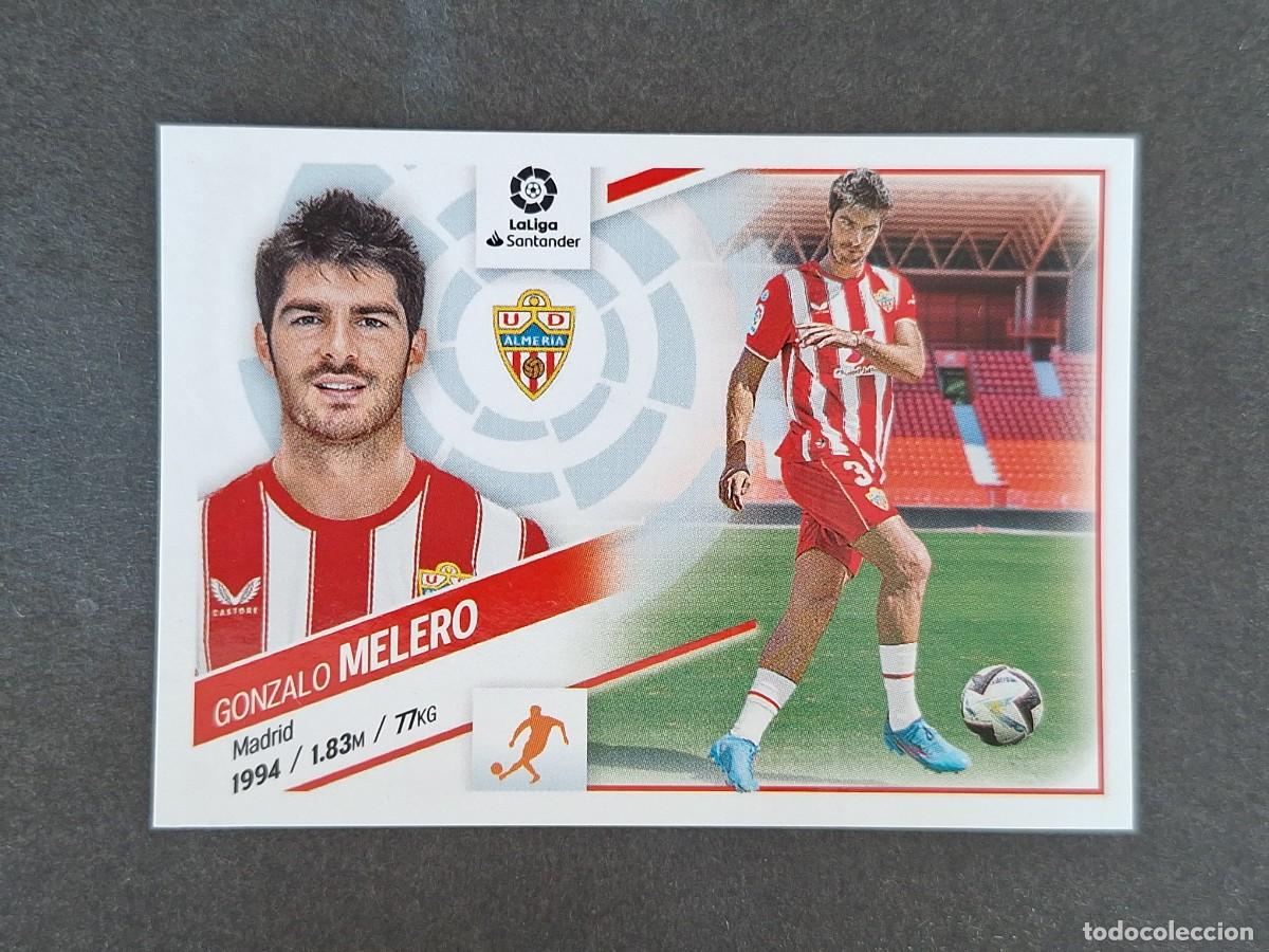 Cromos de f&uacute;tbol: L2 MELERO U. D. ALMERIA COLOCA LIGA ESTE 2022 2023 22 23 NUNCA PEGADO SIN PEGAR