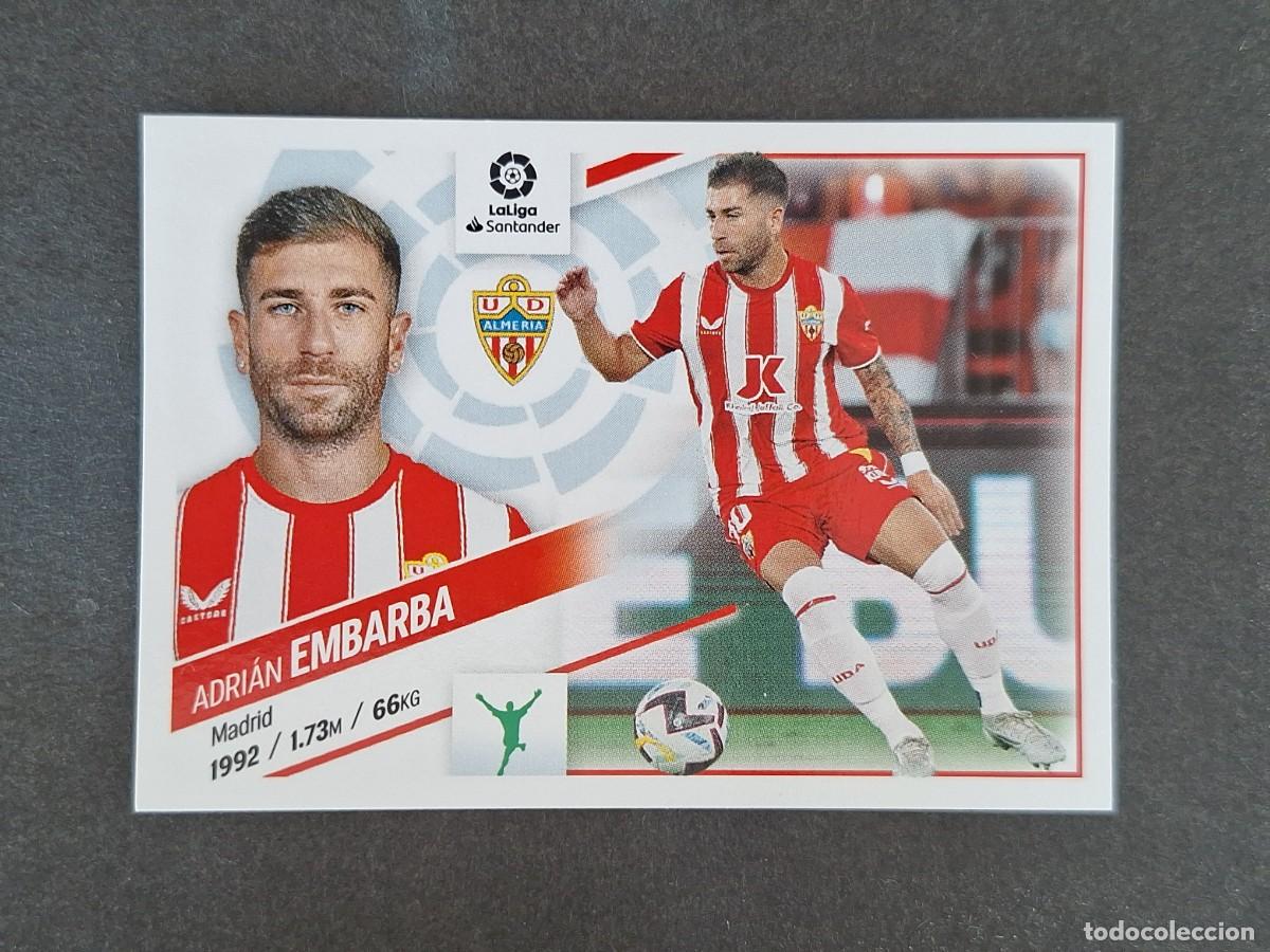 Cromos de f&uacute;tbol: L2 EMBARBA U. D. ALMERIA COLOCA LIGA ESTE 2022 2023 22 23 NUNCA PEGADO SIN PEGAR