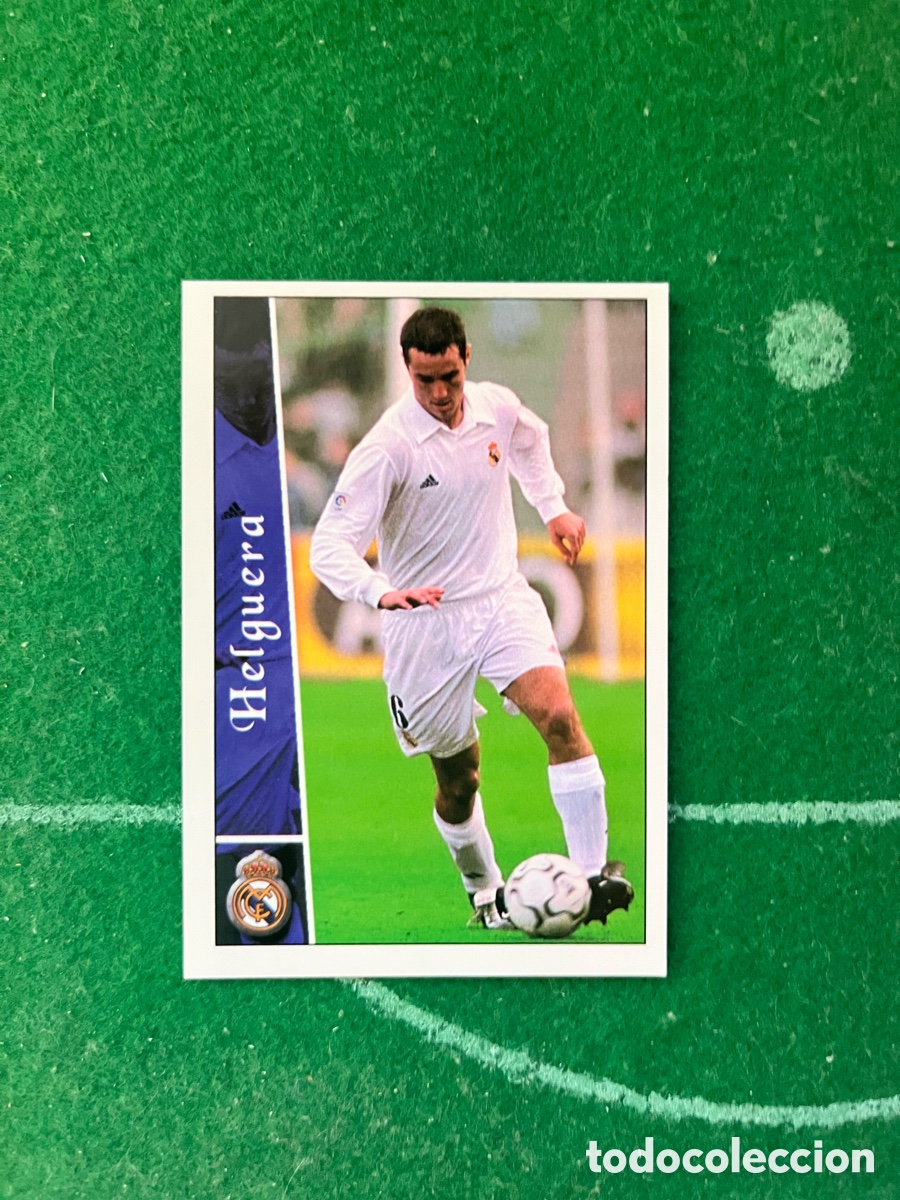 Cromos de f&uacute;tbol: 65 IVAN HELGUERA REAL MADRID LAS FICHAS DE LA LIGA 2002 2003 MUNDICROMO