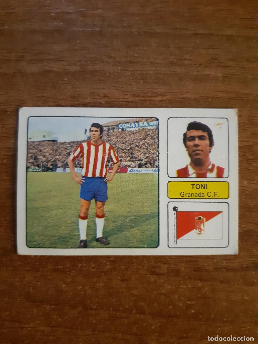 Cromos de f&uacute;tbol: Toni (Granada) LIGA 73-74 ED. FHER 1973 1974. Nunca pegado, sin pegar