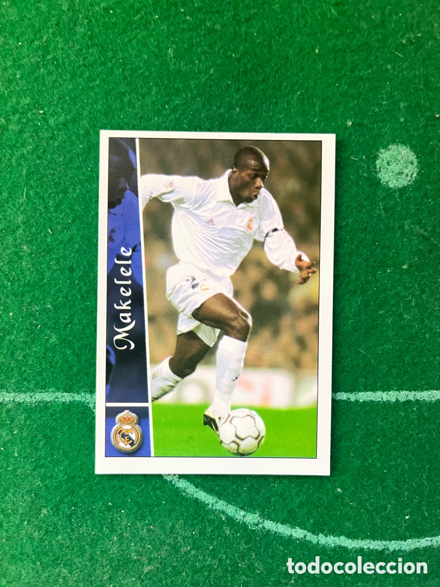 Cromos de f&uacute;tbol: 67 MAKELELE REAL MADRID LAS FICHAS DE LA LIGA 2002 2003 MUNDICROMO