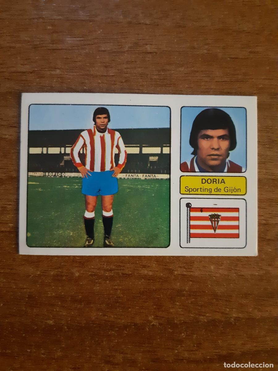 Cromos de f&uacute;tbol: Doria (Sporting Gij&oacute;n) LIGA 73-74 ED. FHER 1973 1974. Nunca pegado, sin pegar