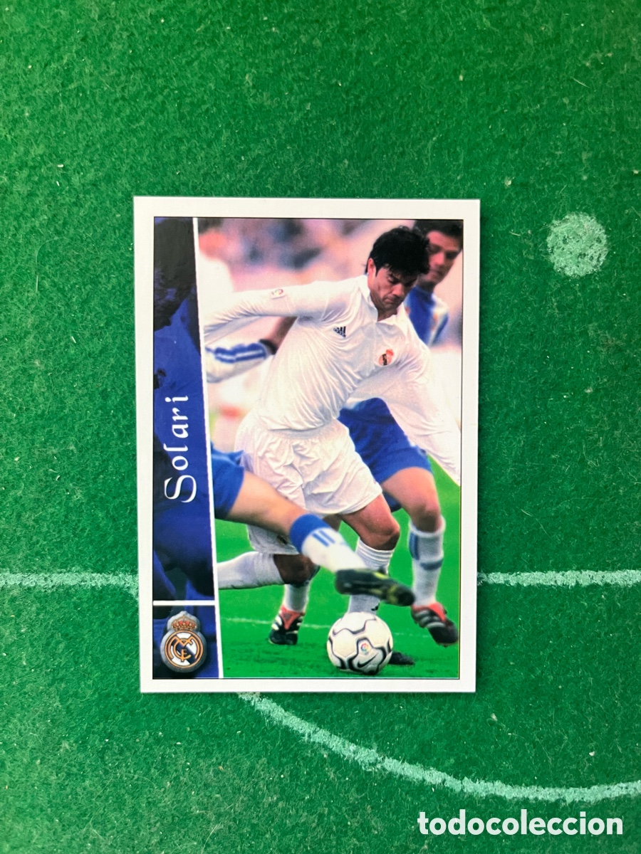 Cromos de f&uacute;tbol: 70 SOLARI REAL MADRID LAS FICHAS DE LA LIGA 2002 2003 MUNDICROMO